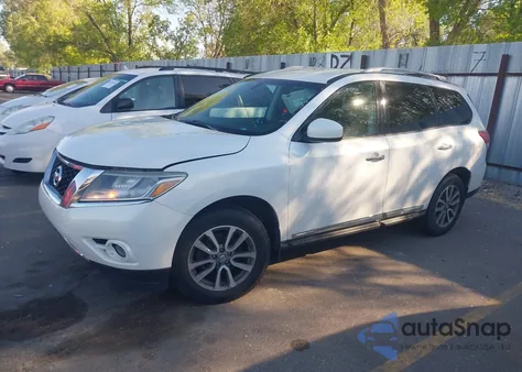 2014 Nissan Pathfinder Sl z USA, uszkodzony, nr VIN 5N1AR2MM7EC687692
